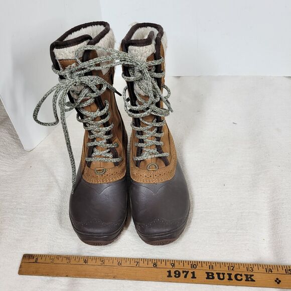 The North Face Boots Womens Size 6 Brown Shellista II Mid Daschund Winter Hiking - Picture 4 of 13